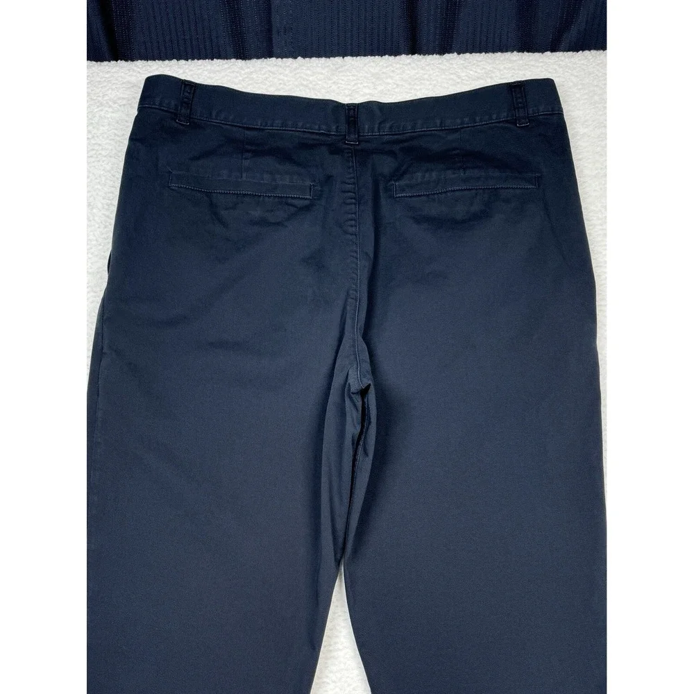 COS Navy Blue Trousers Chino Pants - Men's 38R (Fits 36x30)